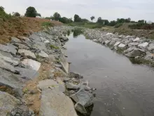 Nová sypaná zemní hráz Černovír | © Blanka Martinovská