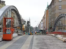 V říjnu se odehraje vysouvání druhé poloviny nového mostu nad řeku Moravu | Foto: Blanka Martinovská