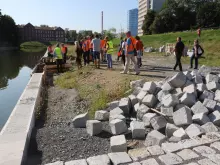Procházky, koncerty i zmrzlina: náplavka se už brzy otevře lidem | Foto: Blanka Martinovská