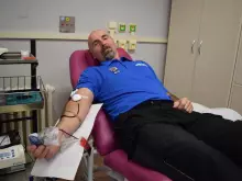 Strážníci společně darovali krev | © Městská policie Olomouc