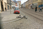 Zdrogovaný cyklista řádil v centru města