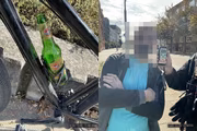 Opilý cyklista hazardoval na přejezdu