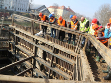 Protipovodňová opatření: primátor jednal přímo na staveništi o průběhu práce | Foto: Blanka Martinovská