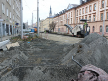 Stavba protipovodňové ochrany Olomouce pokračuje, práce se soustředí okolo Rejnoka | Foto: Blanka Martinovská