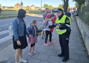Strážníci dohlíželi na první cestu do školy | © Městská policie Olomouc