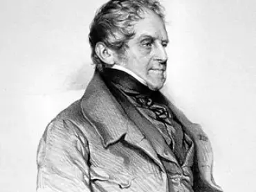 Johann Philipp svobodný pán von Wessenberg-Ampringen (1773–1858), litografie Josefa Kriehubera z roku 1847.