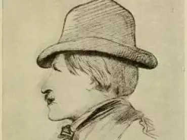 Henri Lehmann (1814–1882): Karel Havlíček Borovský. Kresba datovaná 2. června 1849.