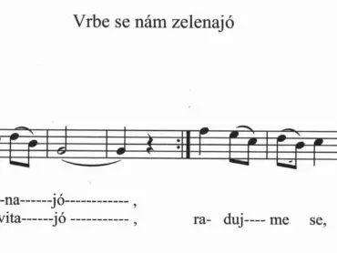 Sběratelský zápis hanácké písně Vrbe se nám zelenajó. Jan Poláček: Lidové písně z Hané. III. Prostějovsko. Brno 1966, s. 23.