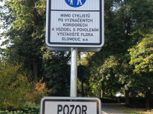 Největší olomoucký park se změnil na pěší zónu | © Městská policie Olomouc