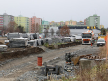 Stavba tramvajové trati se posunula, práce se rozdělily do dvou úseků | Foto: Blanka Martinovská
