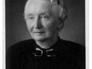 Ovdovělá Miloslava Rompartová, rozená Hýblová (1879–1967). Rodinný archiv Evy Poláčkové.