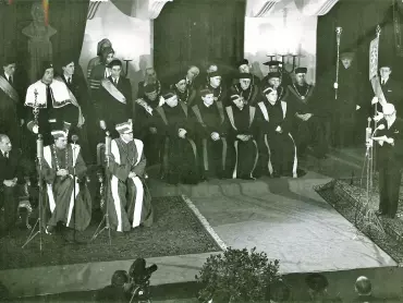 Projev prezidenta Československé republiky JUDr. Edvarda Beneše 21. února 1947. Archiv UP v Olomouci.