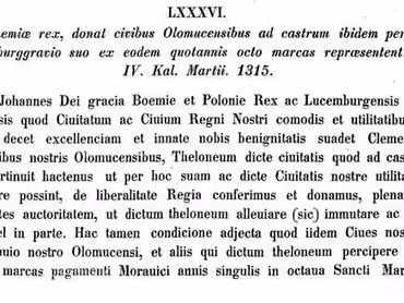 Codex diplomaticus et epistolaris Moraviae, Sechster Band, Vom Jahre 1307–1333, regidirt von Joseph Chytil, Brünn 1854, s. 59–60.