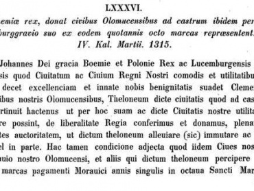 Codex diplomaticus et epistolaris Moraviae, Sechster Band, Vom Jahre 1307–1333, regidirt von Joseph Chytil, Brünn 1854, s. 59–60.