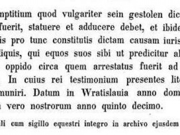 Codex diplomaticus et epistolaris Moraviae (CDM), Sechster Band, Vom Jahre 1307–1333, regidirt von Joseph Chytil, Brünn 1854, s. 233–234.