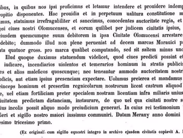 Codex diplomaticus et epistolaris Moraviae (CDM), Sechster Band, Vom Jahre 1307–1333, regidirt von Joseph Chytil, Brünn 1854, s. 317–318.