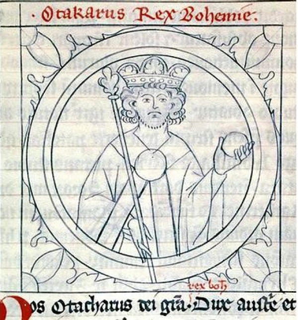 Přemysl Otakar II. (Liber fundationum monasterii Zwettlensis)